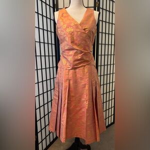 Lafayette 148 Dupioni silk 2 piece evening dress.